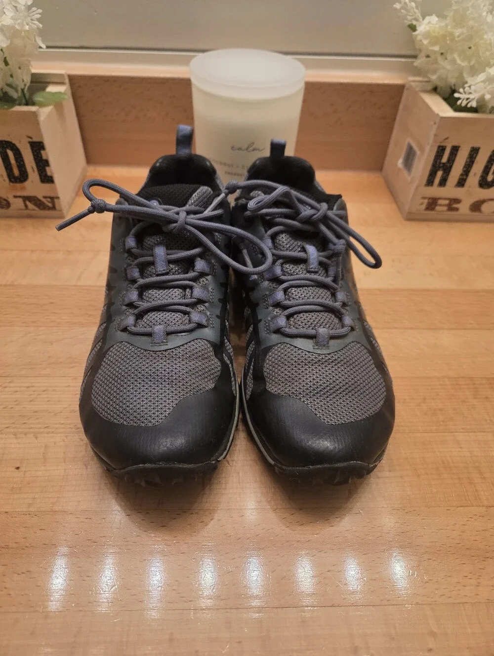 Merrell Siren Edge Q2 Women's Outdoor Hiking Shoes Black/Gray Size 8